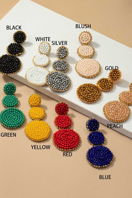 Make a Statement Drop Earrings in 10 color options!