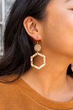 Pumpkin Spice Dangle Earring