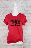Trojans Lightening Bolt Graphic Tee