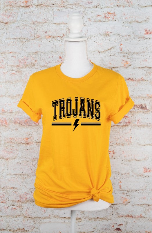 Trojans Lightening Bolt Graphic Tee