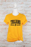 Trojans Lightening Bolt Graphic Tee
