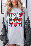 Coquette Football Graphic Tee 20 Colors to choose from!