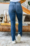 Judy Blue, Christine, High Contrast Slim Bootcut Destroyed Jeans