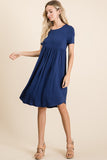 Soft Navy Dress