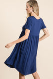 Soft Navy Dress