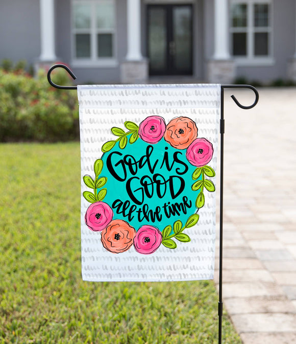 God is Good Garden Flag