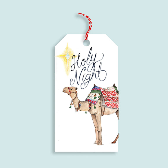 Holy Night Christmas Gift Tags