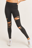 Laser Cut High Waist Leggings