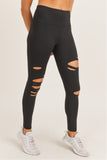 Laser Cut High Waist Leggings