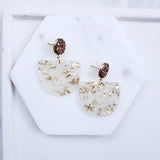 Gold Flake Lola Earrings