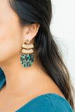 Juniper Green Earrings