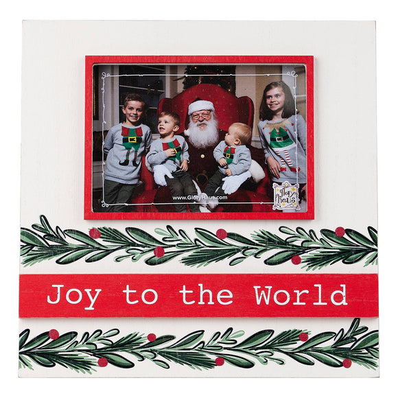 Joy to the World Garland Frame