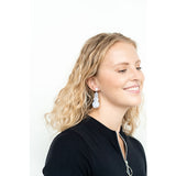 Glitzy Snowman Earrings