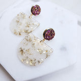 Gold Flake Lola Earrings