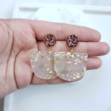 Gold Flake Lola Earrings