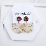 Gold Flake Lola Earrings